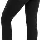 Nirlon Yoga Pants with Pockets - Yoga Pants with Pockets for Women Breathable Leggings with Pockets Regular & Plus Size Pants (12, Black)