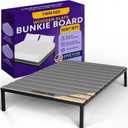 Greaton, 0.75-Inch Heavy Duty Horizontal Wooden Bunkie Board/Bed Slats, 72" x 39", Grey, Twin