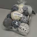 ANDALUCA Decorative Balls Vase Filler Bag with Orbs, Balls (Grey)