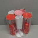 Nuogo 6 Pcs Valentine's Day Heart Plastic Champagne Flutes, 6 oz Galentines Toasting Champagne Flute for Wedding, Heart Shaped Plastic Goblets for Bachelorette Party Celebrations Supplies(Multicolor)