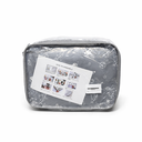 Baby Lounger Cover 100% Cotton Breathable and Soft, 0-24 Months Infant Floor Seat for Travel Soothing Portable and Adjustable (dark grey)