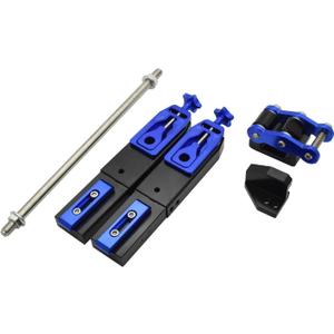 Motorcycle Rear Fork Extension Device Suspension Refit Flat Forks Assy Compatible with Honda Grom MSX125 (Blue)