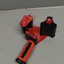 QILIMA 3 Inch Wide Packing Tape Dispenser  Seal Packing for Use Tape Dispenser for Shipping, Moving, Carton and Box Sealing-Red