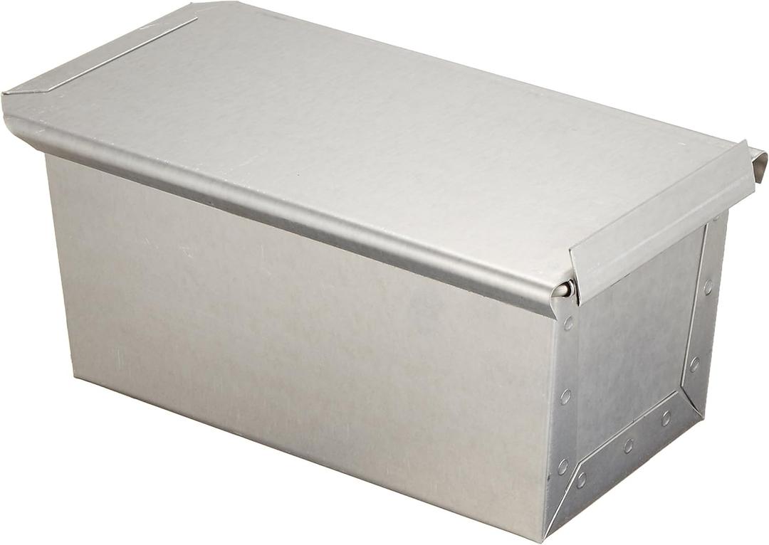 Endoshoji WSY03010 Altite Bread Pan, Commercial Use, With Lid, 1 Loaf, Altite, Made in Japan, Silver (1)