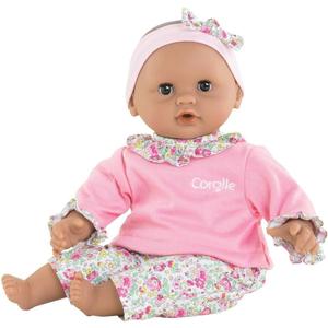 Corolle Bb Calin Maria Baby Doll - 12" Soft-Body with Sleeping Eyes That Open and Close, Vanilla-Scented - Mon Premier Poupon Collection for Kids Ages 18 Months and up