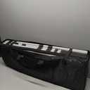 Reversible Rugs Mats, 9x12ft Outdoor Plastic Straw Rug Waterproof for RV, Patio, Garden, Balcony, Backyard, Deck, Picnic, Beach, Camping (New Grecian Complete Kit, Silver)