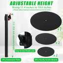 Adjustable Plant Risers for Inside Pots, 11-20" Rise Planter Insert Filler for Large Pots, Plant Lift Inserts Pot Risers for Indoor Outdoor Tall Taper Planter Container (6" 8" 10" Base Top, Set of 2), 11-20 Inch 2 Pack