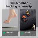 Diatomaceous earth bath mat Rubber Non Slip Super Absorbent Bath Mat Quick Dry Bathroom Rugs Thin Bathroom Floor Mats Fit Under Door- Shower Rug for in Front of Bathtub ShowerGray, 15.7"*47.2" (Grey)