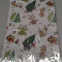 2 x Febbleshow Funny Christmas Wrapping Paper for Boys Girls Kids - Xmas Gift Wrap with Green Monster, Trees, Snowflakes & Presents - 4 Jumbo Sheets, 28" x 40" Each (32 sq. ft ttl), Easy to Store