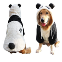 FLAdorepet Halloween Large Dog Panda Costume Outfits Winter Warm Pet Jacket Coat Funny Clothes for Medium Large Dog Labrador Husky Beagle (Panda, 30(Fit:80-90lb))