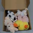 Gemscream 6 Pcs Stuffed Animal Slap Bracelets for Kids, 8 Inch Small Classroom Prizes Toy, Animal Wrist Cute Snap Bracelets Birthday Gifts for Boys and Girls Pet Adoption Party Favors(Farm Animals)