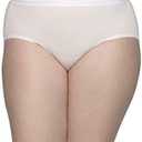 Fruit Of The Loom Womens Fit For Me Plus Size Underwear, Designed To Your Curves, Brief - Microfiber - Assorted, 12 