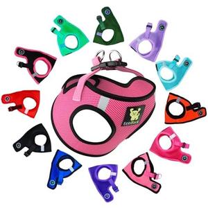 EcoBark Step in Dog Harness Reflective Soft Ultra Padded Mesh Dog Harnesses for Small Dogs Eco-Friendly Comfort Secure Halter No Pull Adjustable Pet Vest