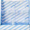 YOBRO Mini Candy Store - Retro Candy Dispenser with Scoops, Acrylic Candy Organizer for Home, Office, Parties, Fun Sweet Storage Solution (Blue)