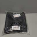 New Sweater V-Neck Solid Color Cardigan Sweater Men's Lazy Style Jacket Clip (Black, XL)