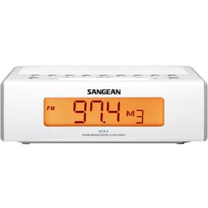Sangean RCR-5 Digital AM/FM Clock Radio, White