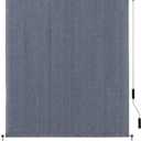 SEEYE Outdoor Sunshade Roller Shades 48" W x 96" H, Cordless Roll Up Shade Blinds Privacy Screen with 90% UV Protection, Exterior Patio Shade Cloth for Porch Pergola Balcony Windows, Blue Gray