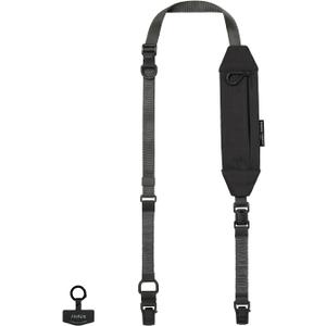 bitplay Sling-bag Strap, Clip and Go Strap for Phone, Camera Strap, Lanyard with Detachable Pouch, Black