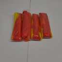 Qunclay Artificial Silk Bamboo Fans Veils Long Belly Dance Silk Fan Colorful Gradient for Dance Dancer Women Left & Right Hand 180 x 90 cm (Gradual Yellow)