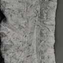 Calming Large Dog Bed for Couch, 41 x 37 inch Removable Couch Cover for Dogs Washable, Non-Slip Fluffy Plush Dog Sofa Mat for Furniture Protector - Grey