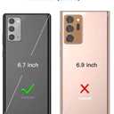 Asuwish Phone Case for Samsung Galaxy Note 20 Glaxay Note20 5G with Screen Protector and Wallet Cover Leather Credit Card Holder Stand Cell Accessories Gaxaly Notes 20s Twenty Not S20 Women Men Purple