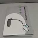 10X Magnifying Glass with Light and Stand, 5 Color Modes Stepless Dimmable LED Lighted Desk Lamp, Hands Free Magnifier with Flexible Goose-Neck for Craft Hobby Painting Sewing Close Work (Black)