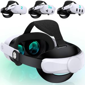 NinjajoyOX Head Strap for Meta Quest 3S/Quest 3/Quest 2, Adjustable Elite Strap Replacement for Enhanced Comfort Support of VR Headset