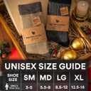 Alpaca Wool Unisex Winter Heavyweight Crew Socks Hiking Boot Warm Thick Thermal Cushioned Moisture Wicking (L)