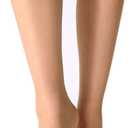 MANZI 12 Pairs Lady's Sheer Knee High Stockings for Women (Natural)