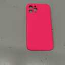 Vooii Compatible with iPhone 11 Pro Case, Upgraded Liquid Silicone with [Flat Edges] [Camera Protection] [Soft Anti-Scratch Microfiber Lining] Phone Case for iPhone 11 Pro 5.8 inch - Hot Pink