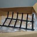 Fireplace Grate,Fireplace Log Holder,21 inch Heavy Duty Solid Cast Iron FIrewood Log Burning Rack for Inside The Fireplace Accessories Outood Fire Pit Kindling Fireplace Tools