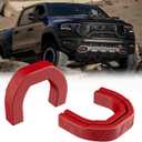 Front Tow Hooks Covers Hitch Cover Customized Car Tow Hooks Compatible with RAM 1500 Accessories 2019-2025,2026 (Red)