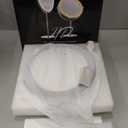 Makeup Mirror with Lights, 1x/ 20x 360° Rotation Vanity Mirror, Brightness Adjustable Lighted Makeup Mirror with Magnification, 5000 mAh Rechargeable Double Sided Mirror with 3 Colors, Gift for Women