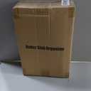 Kitstorack Under Sink Organizer, 2 Tier Under the Sink Storage, Slide out Pull out Cabinet Organizer Shelf, Metal Sliding Drawer for Kitchen Bathroom Pantry Closet Organization Rack, Black, 2 Pack