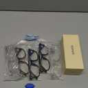 CCVOO Reading Glasses for Women/Men, Eyeglasses, Blue Light Readers for Women/Men, Computer Eye Glasses, Cheaters (2 Black/ 2 Transparent/ 1 Turtle), Magnification Strength: 1.5 x