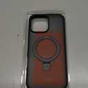 TORRAS Ostand for iPhone 16 Pro Max Case, [Fit for MagSafe][Shockproof Military Grade][Sturdy Kickstand & Ring Holder] Translucent Slim Magnetic Phone Case for iPhone 16 Pro Max 6.9" 2024, Black