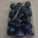 30PCS 2" Christmas Ball Ornaments Shatterproof Navy Blue Christmas Tree Decorations Xmas Tree Balls Halloween Ornaments Dcor