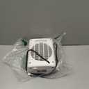 Pro Breeze 1500W Portable Electric Ceramic Heater for Indoor Use, Adjustable Thermostat, Small Space Heater for Home, Bedroom, Office, Garage  White