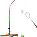 Badminton Ball Swing Trainer Adjustable Height with Heavy Base