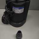 Acquaer 1/3 HP Automatic Submersible Water Pump, 115V Sump Pump with 3/4 Garden Hose Check Valve Adapter,2160 GPH High Flow Water Removal for Swimming Pool Cover Hot Tubs Flooded House Basement