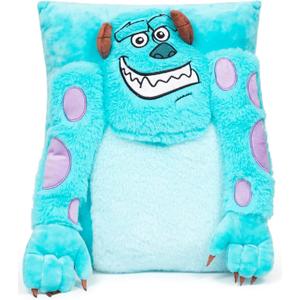 Jay Franco Disney Pixar Monsters Inc James Sullivan - Sully 3D Snuggle Plush Pillow - Super Soft Blue Pillow - Measures 15 Inches