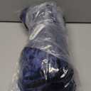 Ice Fabrics Stretch Crushed Velvet Fabric by The Yard - 60/62" Wide Soft Velvety Fabric for Sewing Apparel, Upholstery, Curtains & Decor - 250 GSM - 20% Vertical Stretch - Navy Blue - 2 Yards