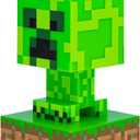 Paladone Minecraft Creeper Light, 3D Lamp - Officially Licensed Night Light - 12 cm Tall, Battery Powered, Gaming Room and Bedroom Decor for Minecraft Gamers