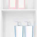 12 x 30 Shower Niche,White Stainless Steel Recessed Shelf Brushed