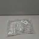 BUYGOO 25pcs 3.15 Inch Clear Acrylic Modern Button Badges with Pin, DIY Craft Buttons, School Projects, Gifts