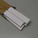 Delamu Cord Covers for 4-7 Wires on Wall, 62.8in Cord Hider Cable Hider, Paintable Wire Covers for Cords on Wall, TV Cord Hider for Wall Mount TV, Cable Cover Management, 4X L15.7 W1.57 H0.78in (White)