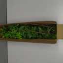 Greenery Stem Vase with Simulated 43.3 inches Stems and Branches Simulated Eucalyptus Leaves for Indoor Bedroom Living Room Dining Table Outdoor 3Pcs Green