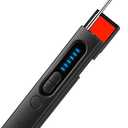 Hidden Camera Detectors, Listening Device Detector, GPS Tracker Detector, Anti-Spy Detector, Bug Detector Electronic Sweeper, RF Signal Detector, 5 Levels Sensitivity 4 Modes, 30H Working Time Black