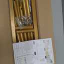 Putros Metal Arch Stand 6FT Gold Wedding Balloon Arched Backdrop Stand Square Arch Frame for Birthday Party Bridal Baby Shower Ceremony Decoration (6x2.6FT(HxW))