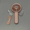 SWEETFULL Misting Fan Portable - 180 Foldable Handheld Personal Fan with Mist Spray, 3 Speeds, 30ml Water Tank, USB Rechargeable for Travel, Outdoors, Makeup, Camping, Home, and Office Use